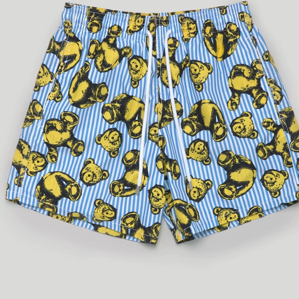 TEDDY BEAR SWIMSHORTS. x Vilebrequin bear-print